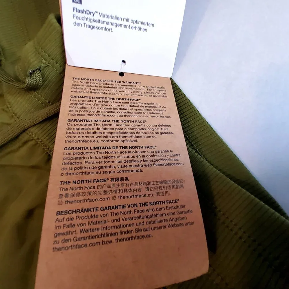 The North Face Womens Aphrodite Short Forest Olive S/Reg Durable DWR Treated - Picture 13 of 15